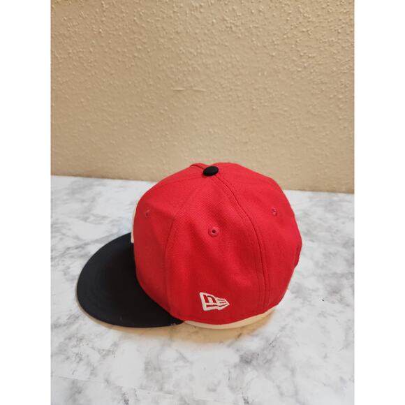 New Era Youth Red Houston Rockets 9Fifty Snap Back Adjustable NBA Cap One Size - Picture 2 of 6